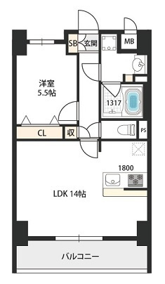 【間取り】 | ベルンガーデン上本町
