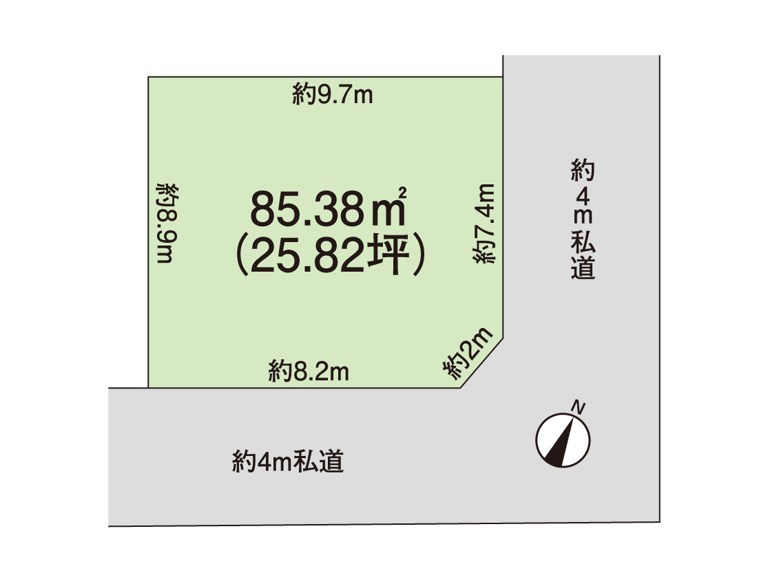 東菅野4丁目　土地