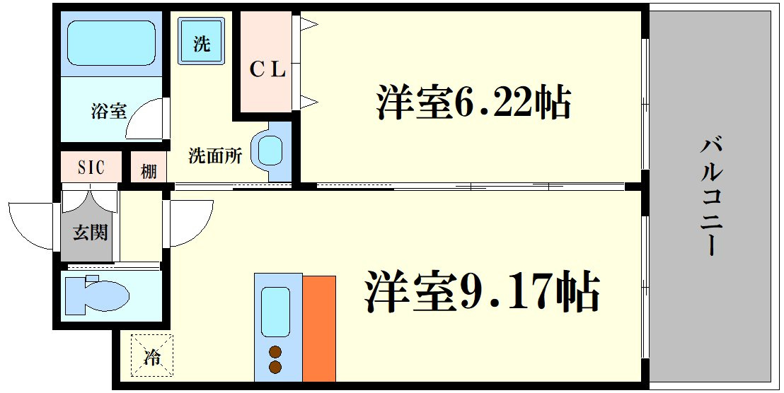 プレジオ海老江の間取り
