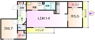【間取り】 | ファイブヒルズ欅壱番館