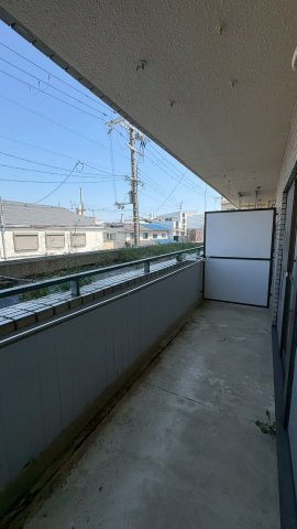 福徳ハイツのバルコニー