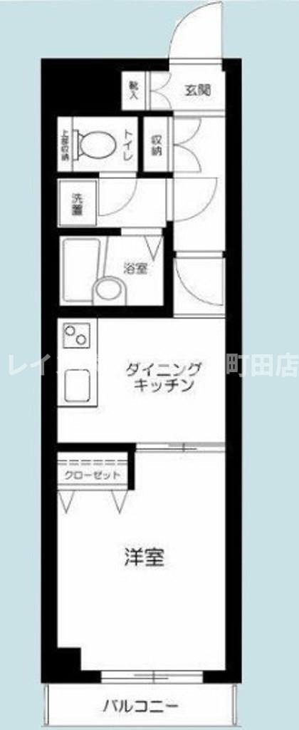 フレグラント町田※初期費用分割あと払いサービス利用可能物件の間取り