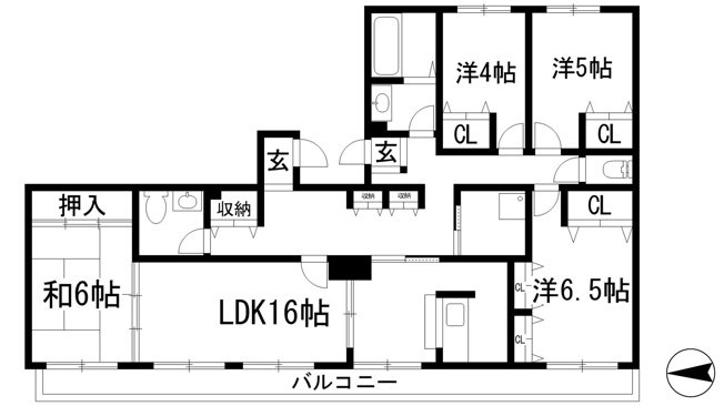 【間取り】 | グリーンビュー2号館