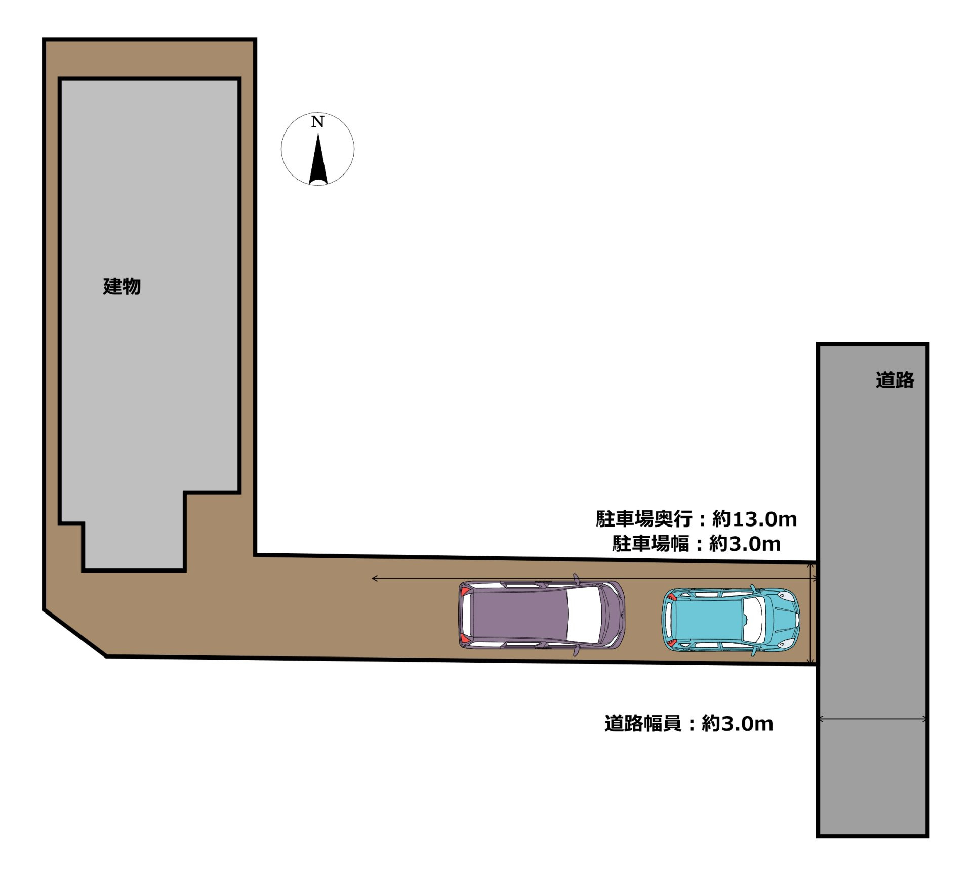 岡崎市井田町の区画図