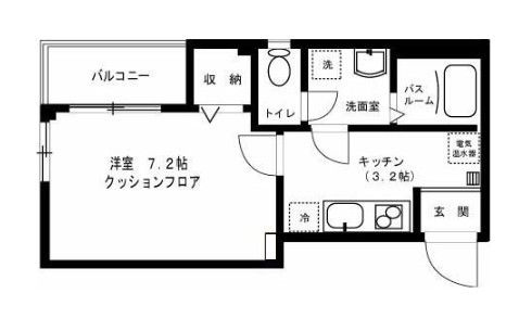 カーサ山喜の間取り|間取りです。