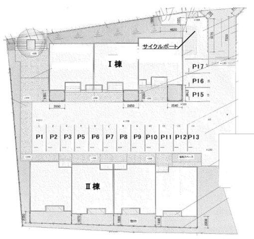 リバーサイドヴィレッジ1棟※初期費用分割後払いサービス利用可能物件の区画図