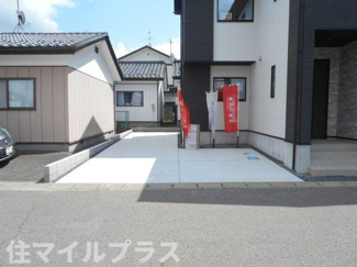 【駐車場】 | 郡山市鳴神2丁目新築一戸建て1棟 | 駐車スペースもあります