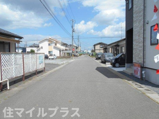 【前面道路含む現地写真】 | 郡山市鳴神2丁目新築一戸建て1棟 | 前面道路含む現地写真です
