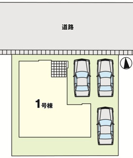 【区画図】 | 郡山市鳴神2丁目新築一戸建て1棟