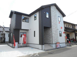 【外観】 | 郡山市鳴神2丁目新築一戸建て1棟 | 落ち着いた雰囲気の外観です