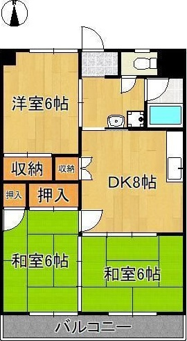 ダルマックスビルの間取り