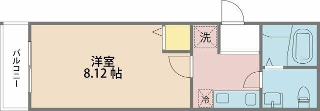 座間市東原３丁目のアパートの間取り