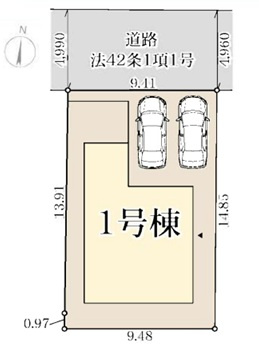 明石市魚住町錦が丘1丁目の間取り