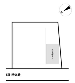 「ゆとりある2階建」香南市香我美町山北　中古一戸建ての区画図|■3SLDK■土地面積142.15m2■建物面積112m2