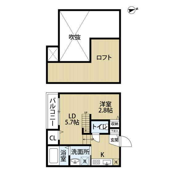 【間取り】 | Cielo Garden 折立
