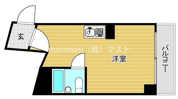 レック難波ビルの間取り