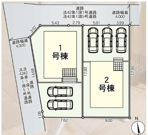 箱清水　第10の区画図