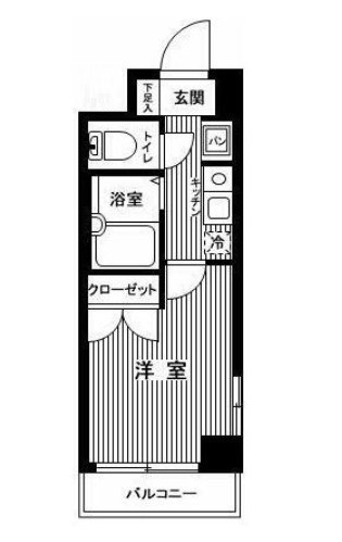 ジュエル西荻窪の間取り|間取りです。