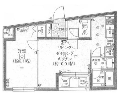 【間取り】 | パレホームズ大岡山