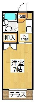 ヴィラ中山Ａの間取り