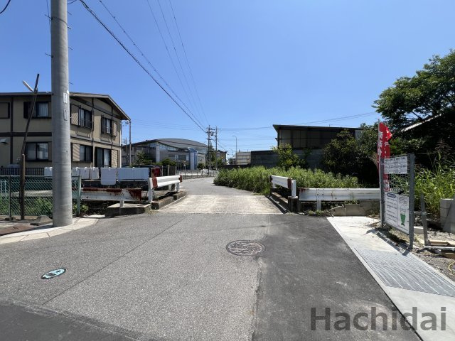 碧南市浜田町第1　新築戸建＜1号棟＞の前面道路含む現地写真|接面道路