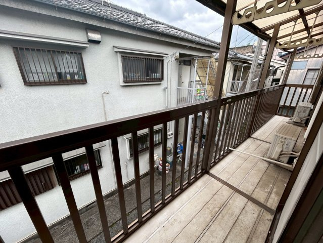 江川ハイツⅢのバルコニー