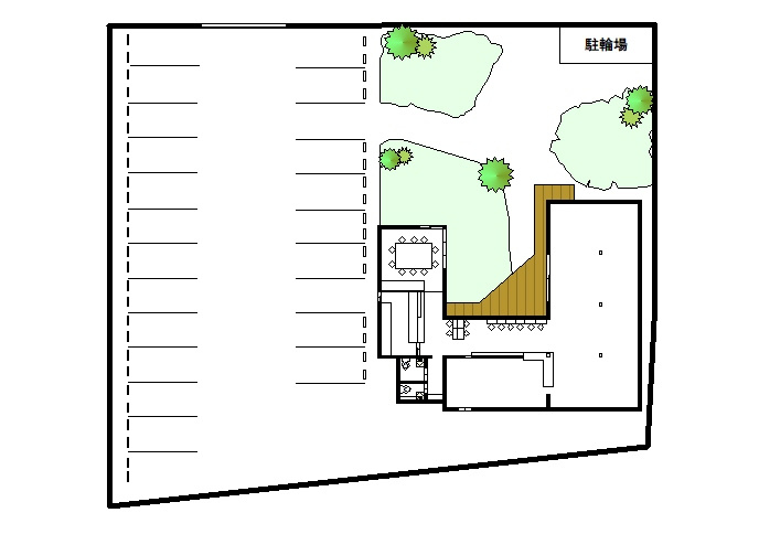 四条大路テナントの間取り