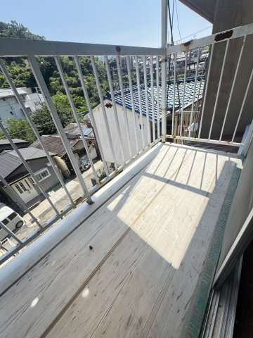 檜川町戸建のバルコニー