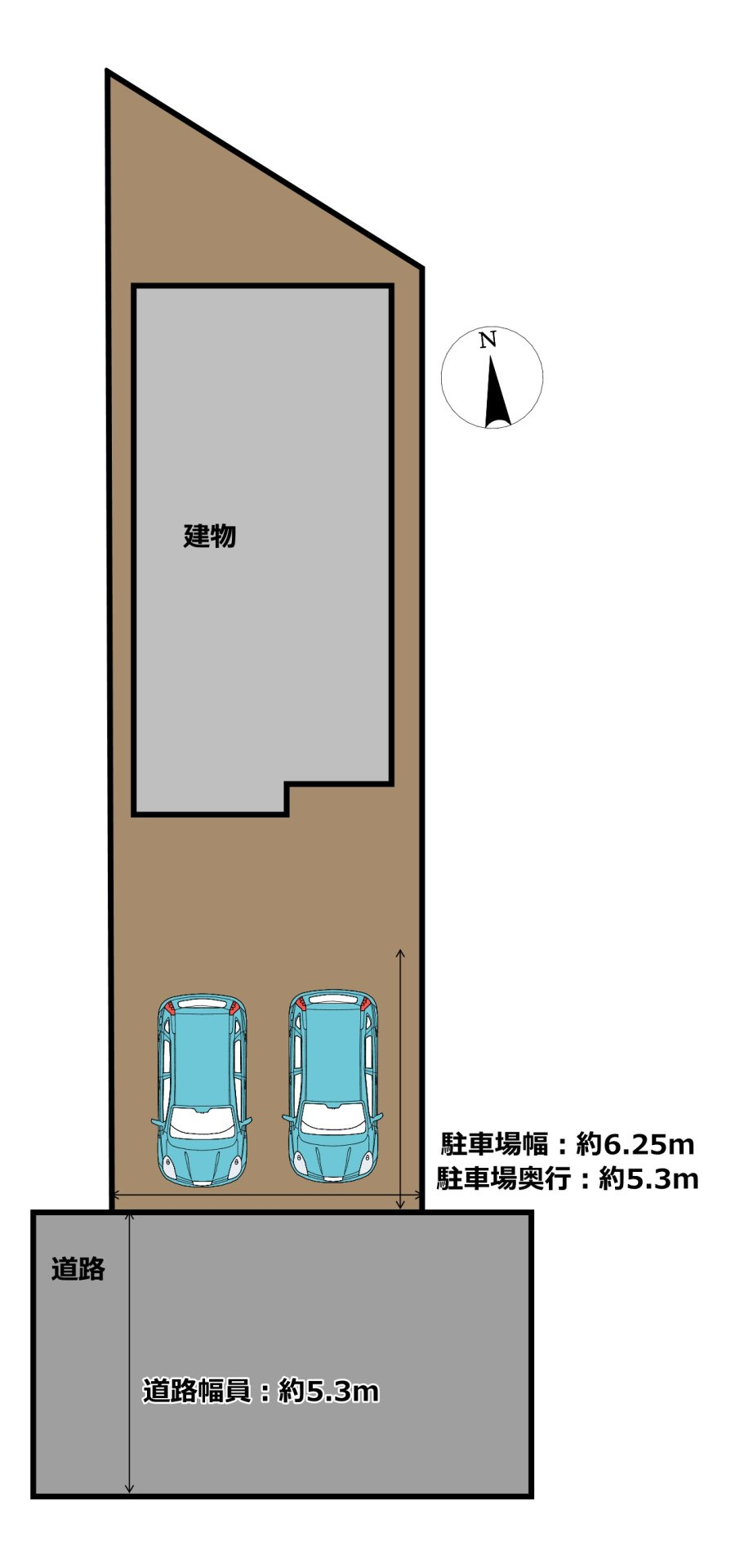 岡崎市青木町の区画図