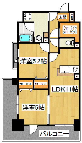ウィステミラ西船橋の間取り