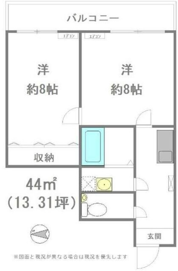 【間取り】 | 中野薬師マンション