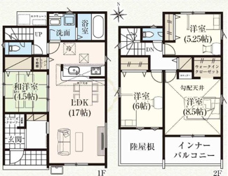 【間取り】 | 郡山市富田町前川原新築一戸建て5棟
