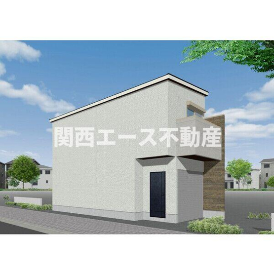 【外観パース】 | あんしん+VieM長池町13-1041（ガレージハウス）