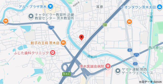 アーバンハイツの地図