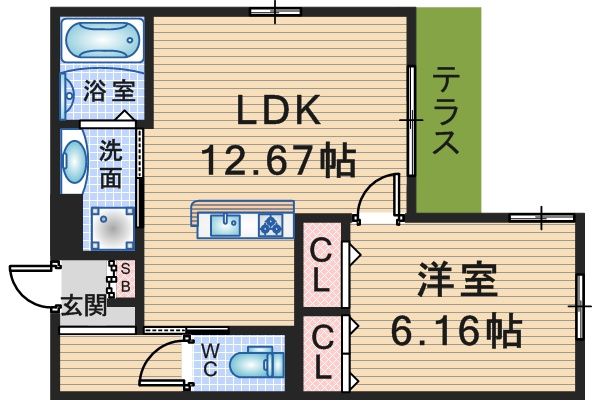 La Maisonの間取り