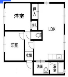 ハイツ菅原の間取り