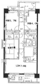 【間取り】 | アルカサル川崎 | 間取りです。