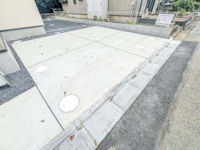 我孫子市岡発戸　01期　新築戸建ての駐車場|駐車は2台可能です♪