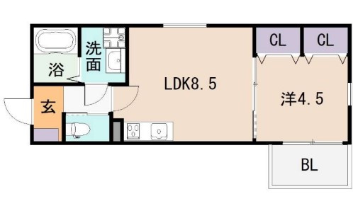 コラッジオ衣摺の間取り