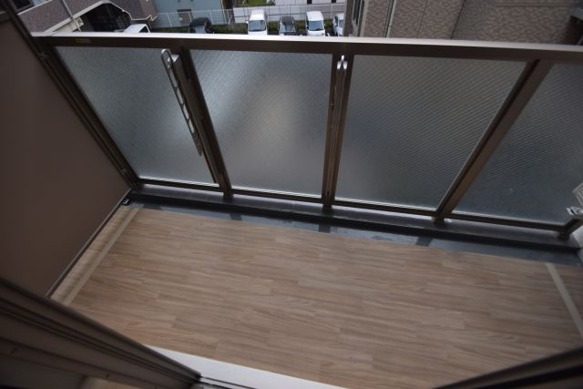船橋市本郷町の賃貸マンションのバルコニー|バルコニー付きです