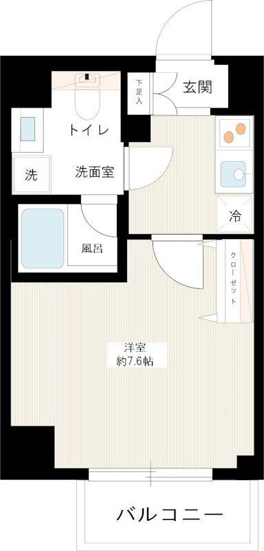 REALIZE蒲田Ⅲの間取り