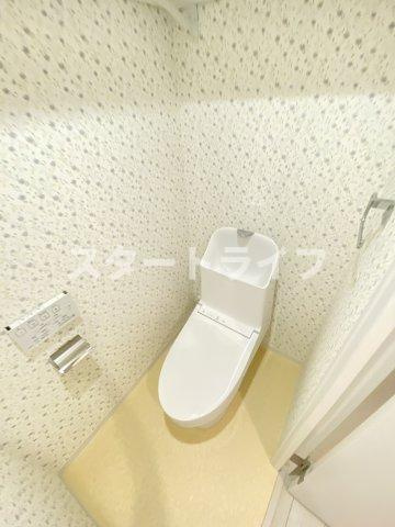 大阪市淀川区西中島４丁目の賃貸マンションのトイレ
