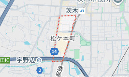ハーモニーヒルズの地図