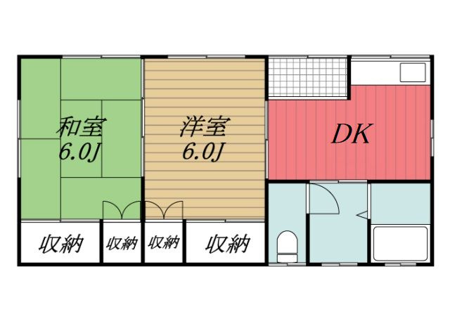 【間取り】 | 酒造貸家　6号棟