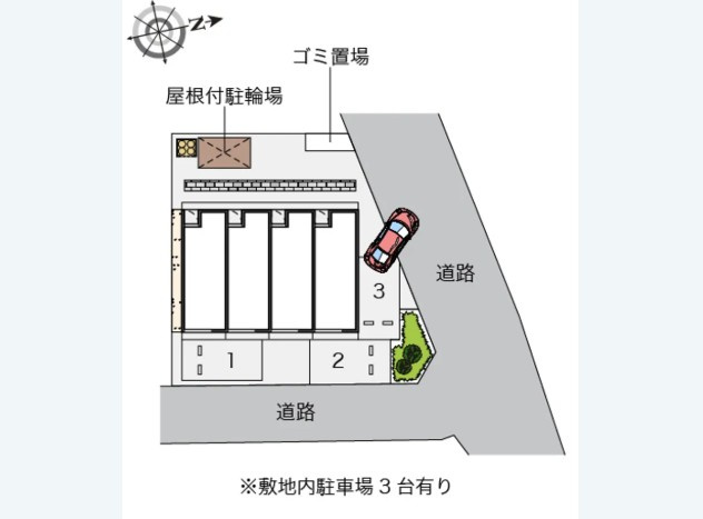 レオネクストあかつきの区画図
