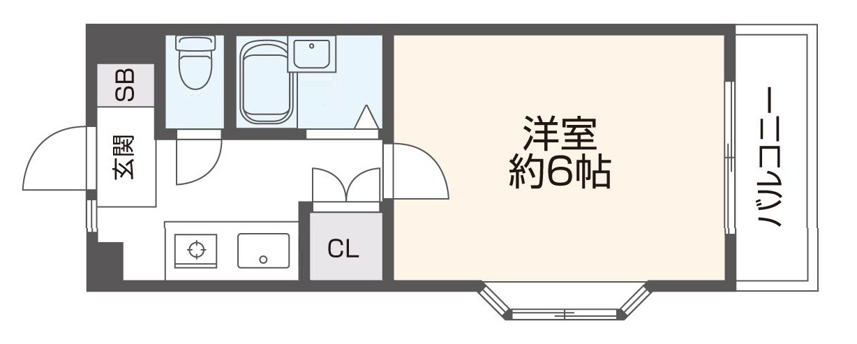 グリーングラス( 近畿大学 一人暮らし )の間取り