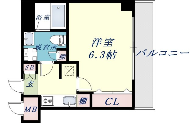 Ritz SQUARE stream1の間取り