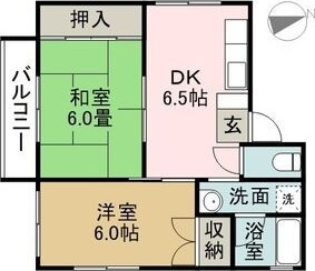 ルシードつるさとの間取り