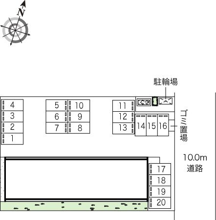 レオネクストロイヤル神栖の区画図