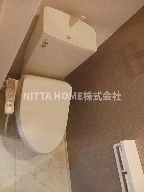 アンソレイエ高浜Ⅱのトイレ|ウォシュレット付きで快適です◎